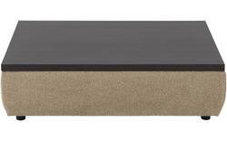 Goossens hocker lago bruin stof - 8252196-{merk}-lago-hocker-stof-01